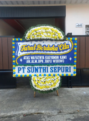 Papan Bunga Duka di Yehu