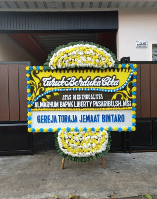 Papan Bunga Duka di Yehu
